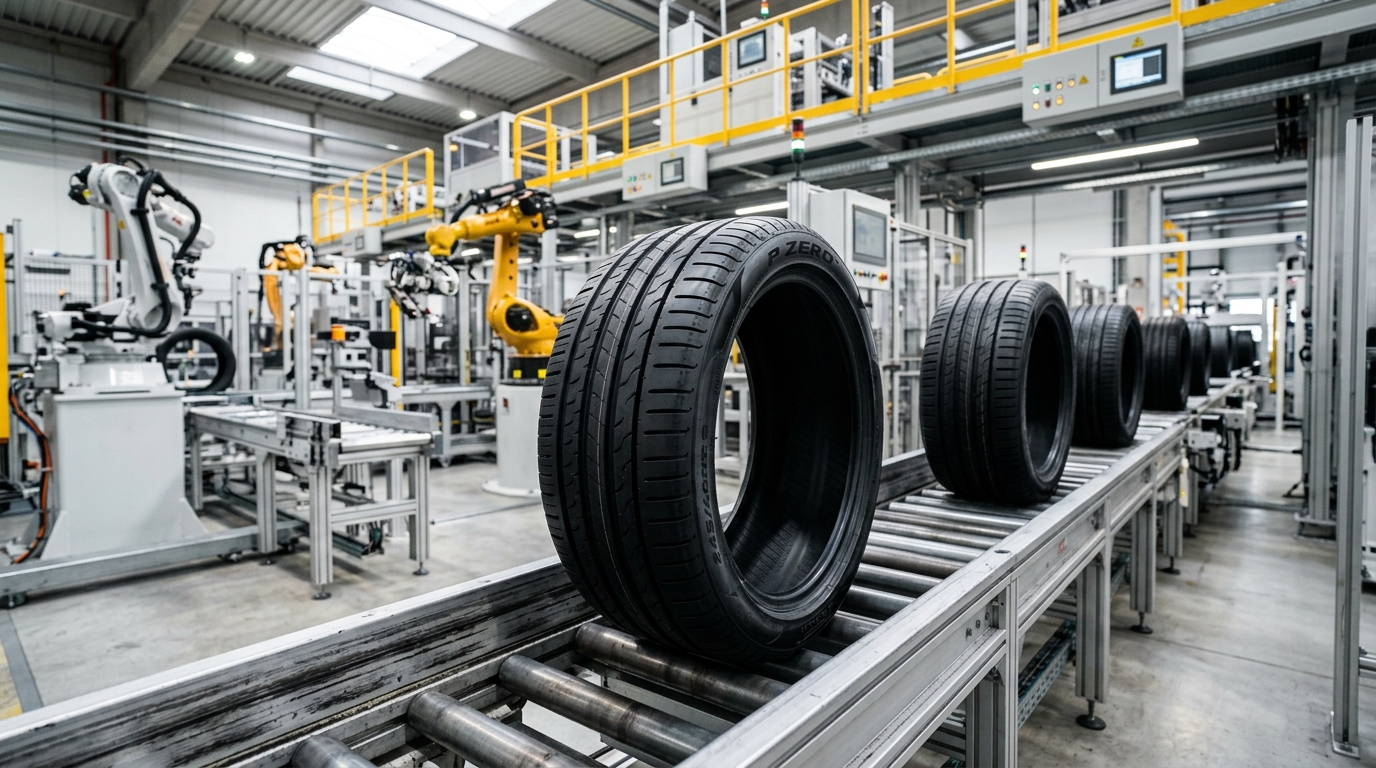 Automotive rubber tyre manufacturing and compounding