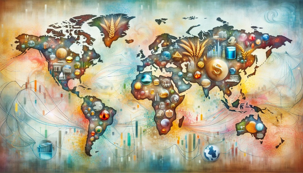 Global commodity market trends and pine resin tapping